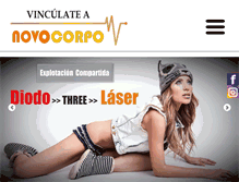 Tablet Screenshot of novocorpo.es