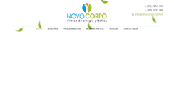 Desktop Screenshot of novocorpo.com.ec