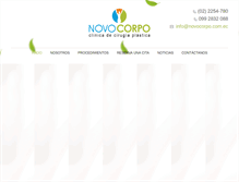 Tablet Screenshot of novocorpo.com.ec